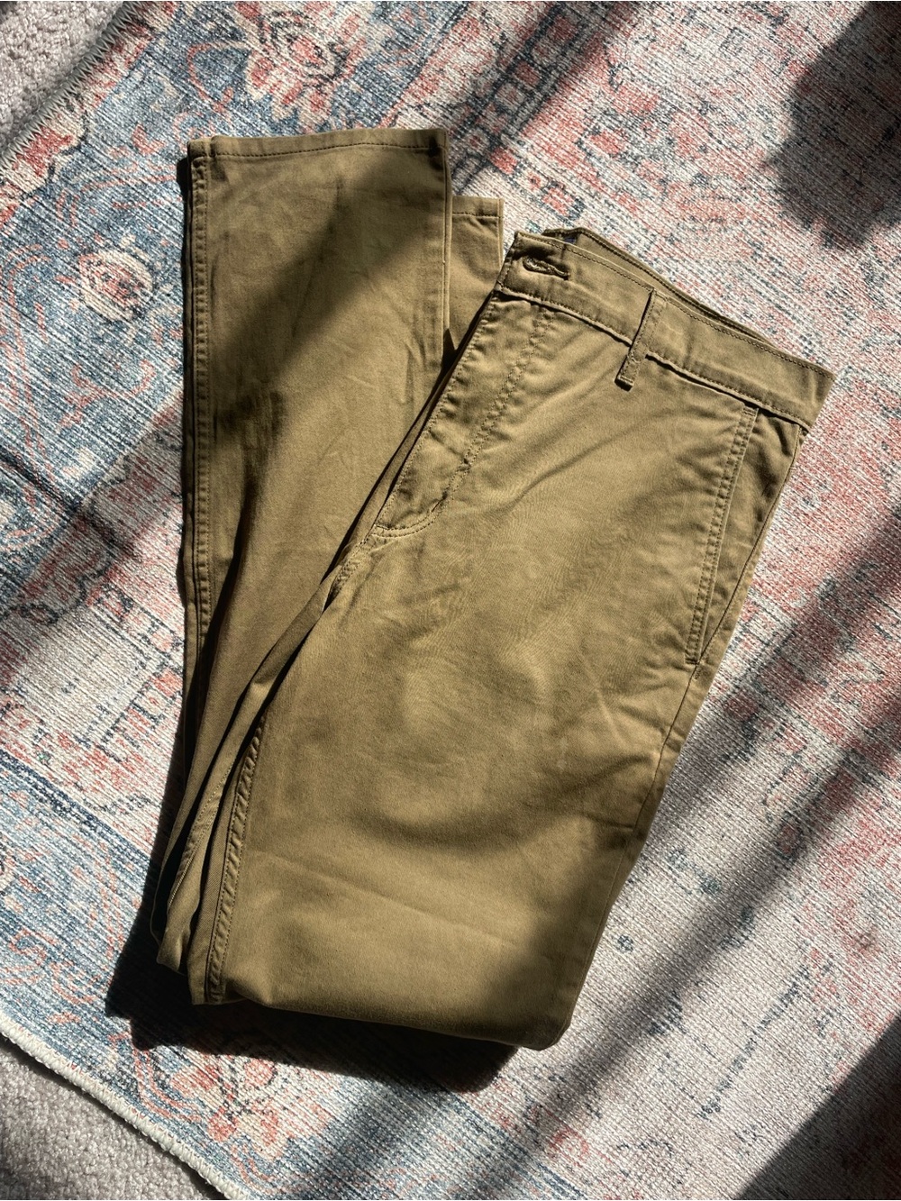 Levi Strauss Men’s Khaki Slim Canvas Pants